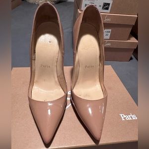 Christian Louboutin So Kate Nude Patent